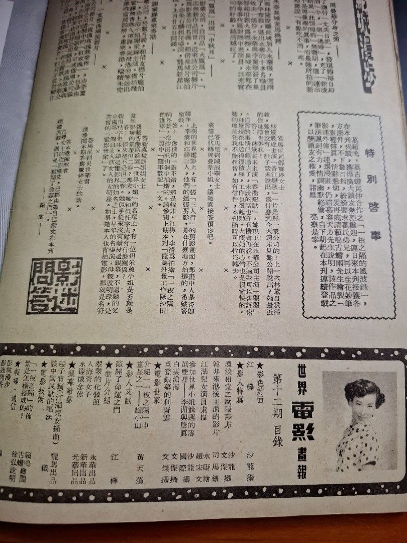 世界電影畫報 第一卷 12期 江樺