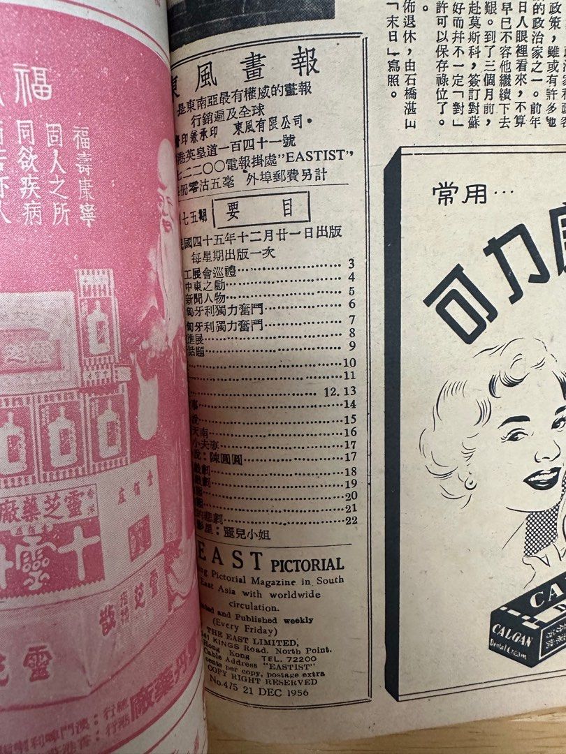 東風畫報 1956年 475期 麗兒 工展會
