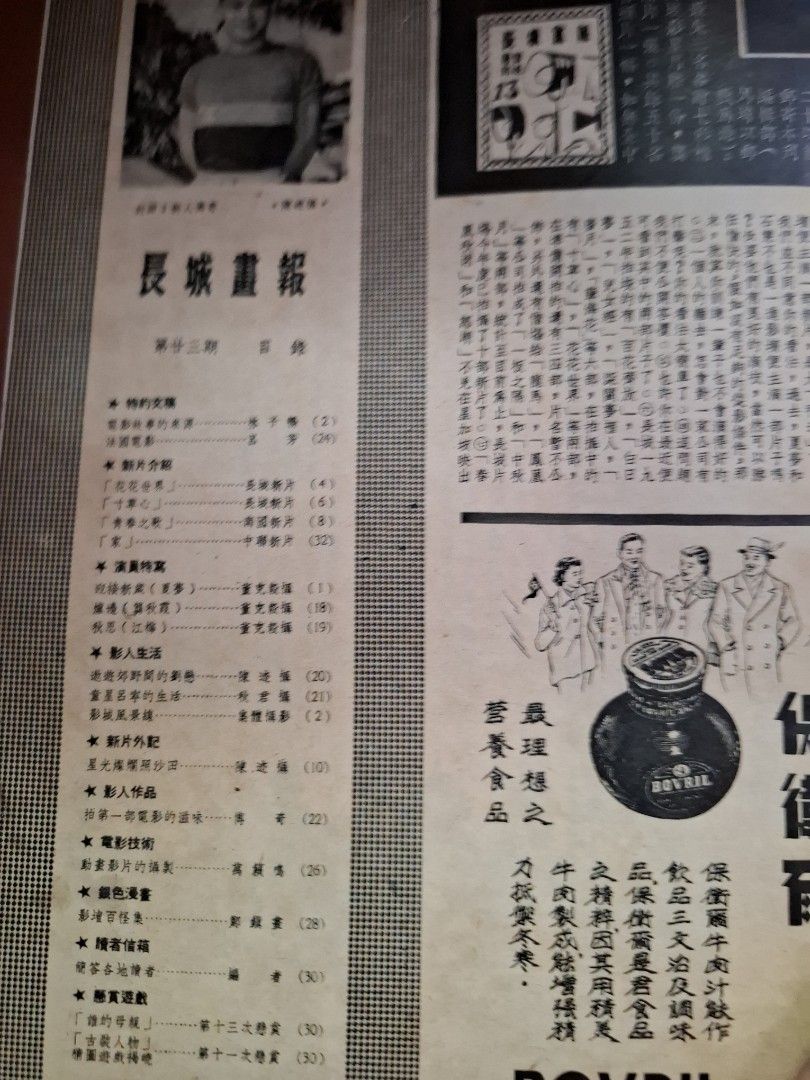 長城畫報 23期 傅奇