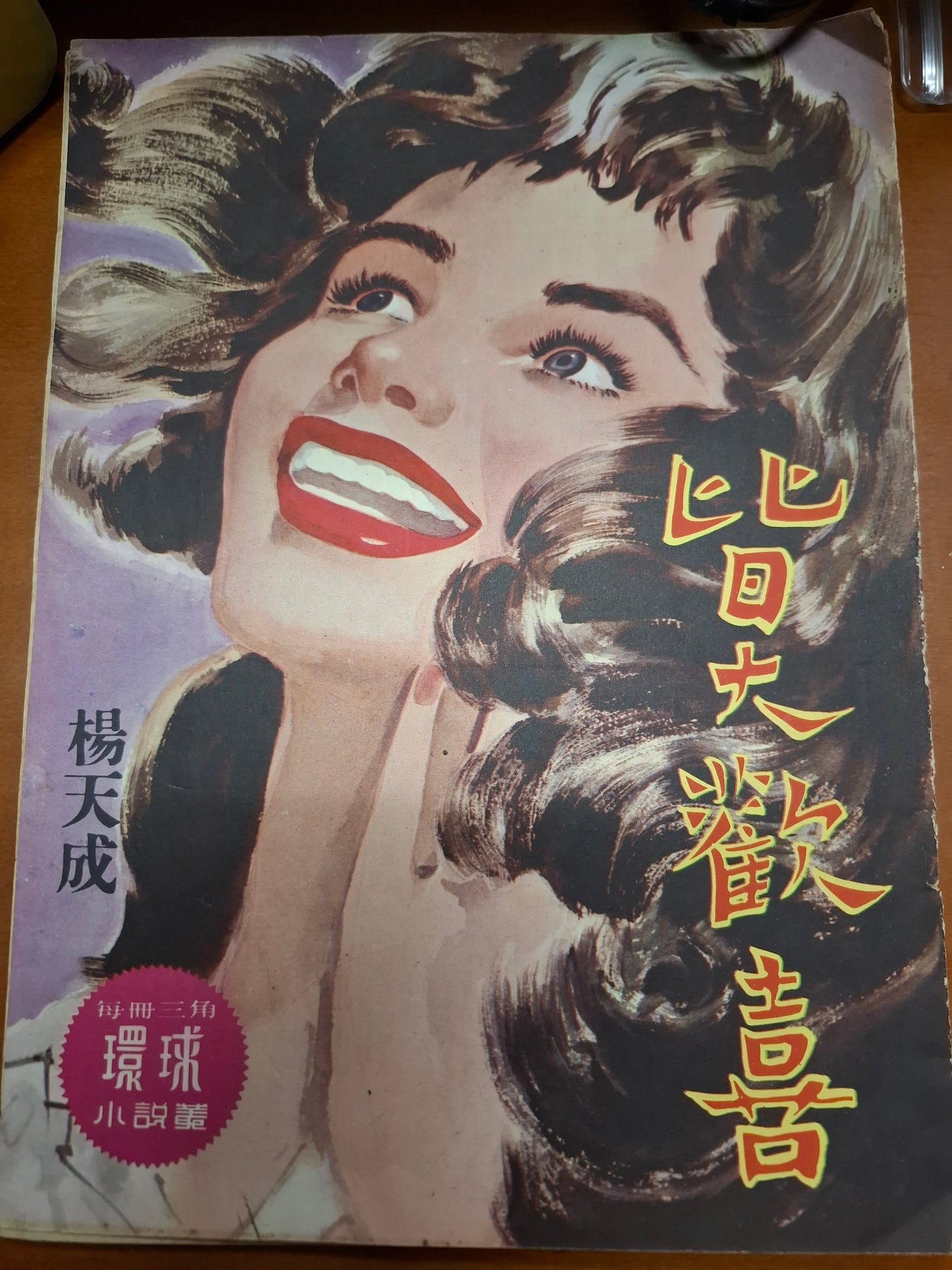 楊天成 皆大歡喜 三毫子小說 環球圖書