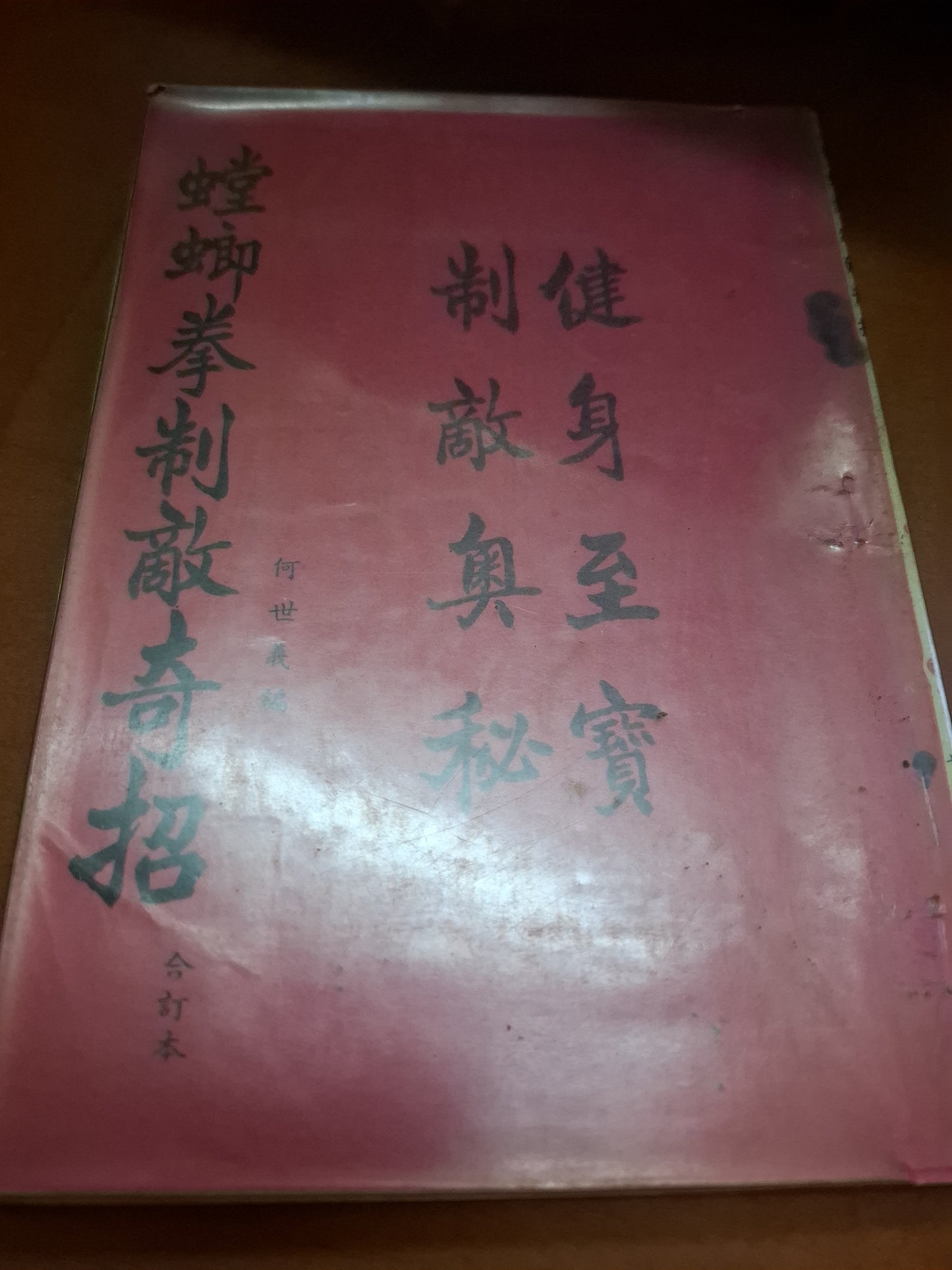 螳螂拳制敵奇招 何世義編 陳永泰書局