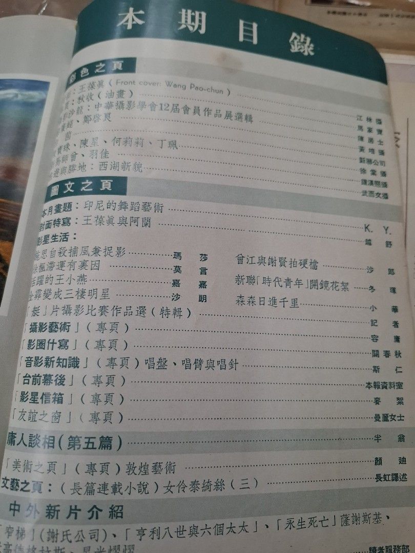 娛樂畫報 135期 王葆真