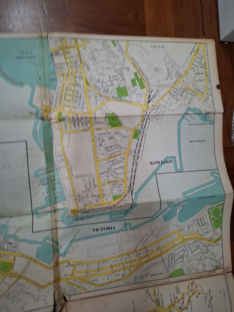 1967年 香港九龍新界地圖 map of hong kong kowloon and the New Territories  香港政府官方出版 60年代舊地圖