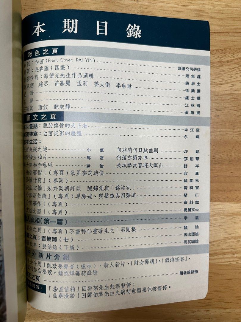 娛樂畫報 1972年131期 白茵