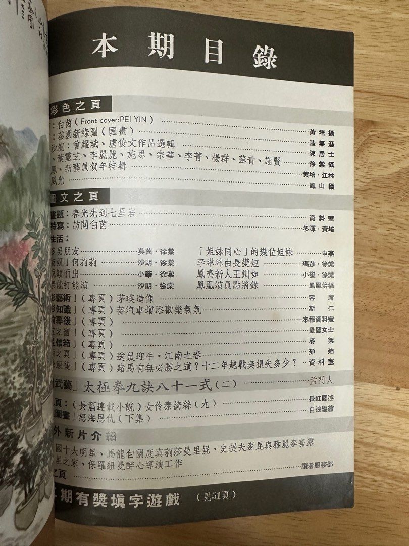 娛樂畫報  1973年141期 白茵