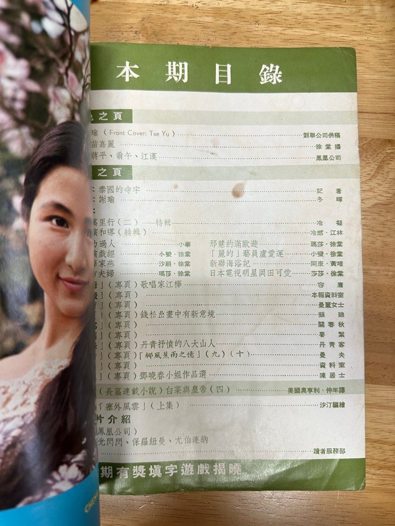 娛樂畫報  1973年146期 謝瑜