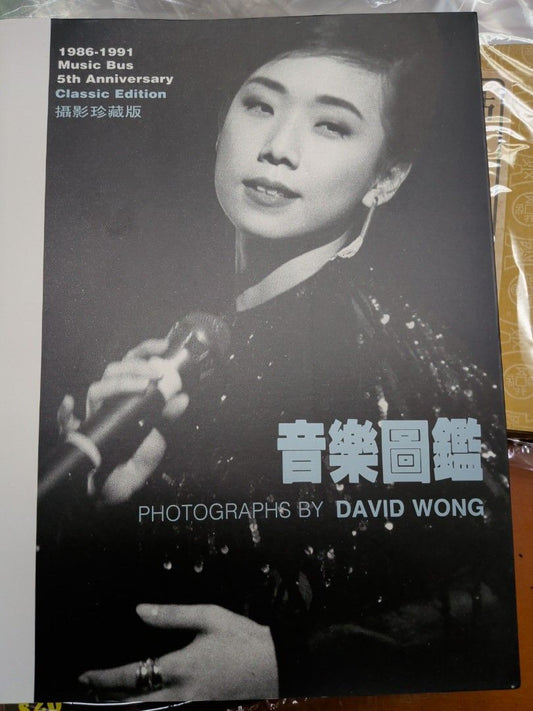音樂圖鑑  1986-1991  陳百強 林憶蓮 黃凱芹 香港明星攝影集 david wong