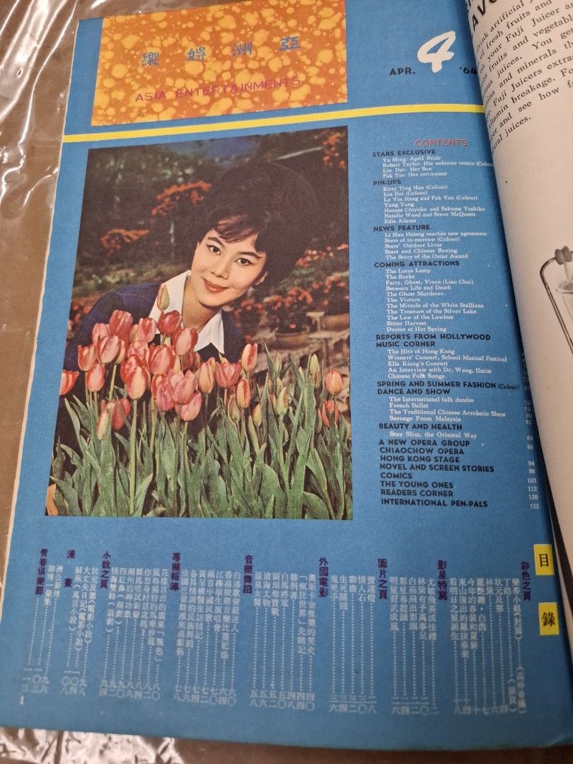 亞洲娛樂 1964年4月號 樂蒂