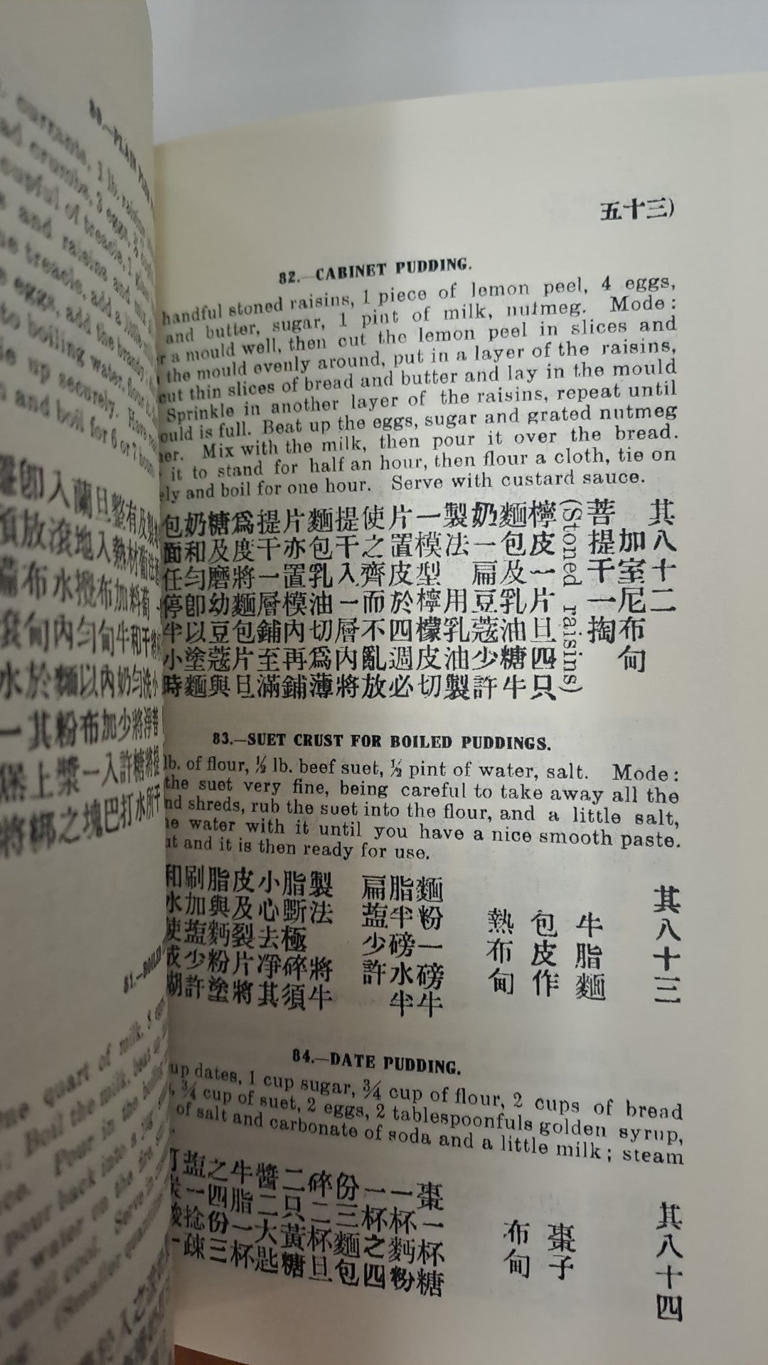 THE HONG KONG COOKERY BOOK 1921 REPRINTED 香港食譜1921
