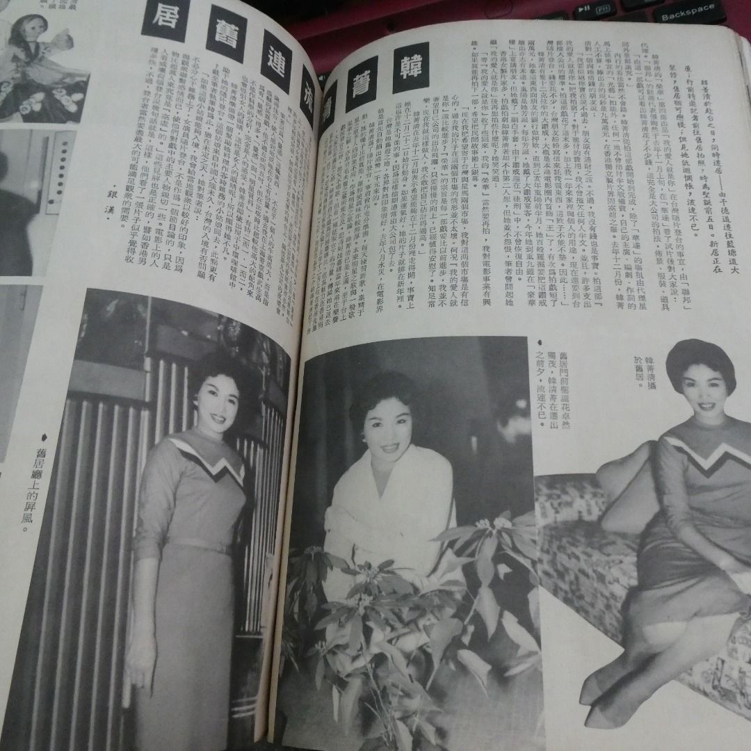 香港60年代電影明星雜誌《銀河畫報》1960年 24期