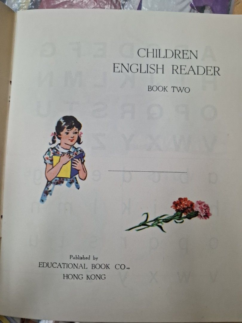 60-70年代香港幼稚園英文課本 Children English Reader Book Two