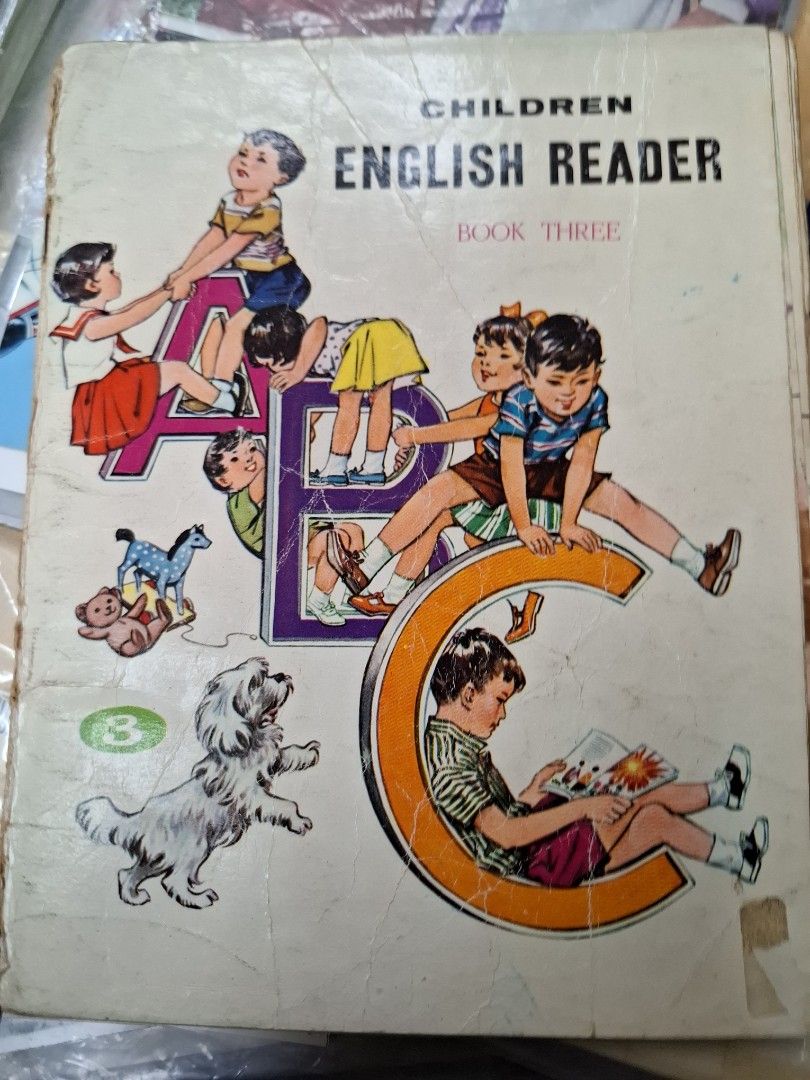 60年代香港幼稚園英文課本 Children English Reader Book Three