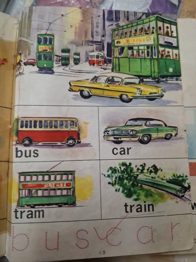 60年代香港幼稚園英文課本 Children English Reader Book Three