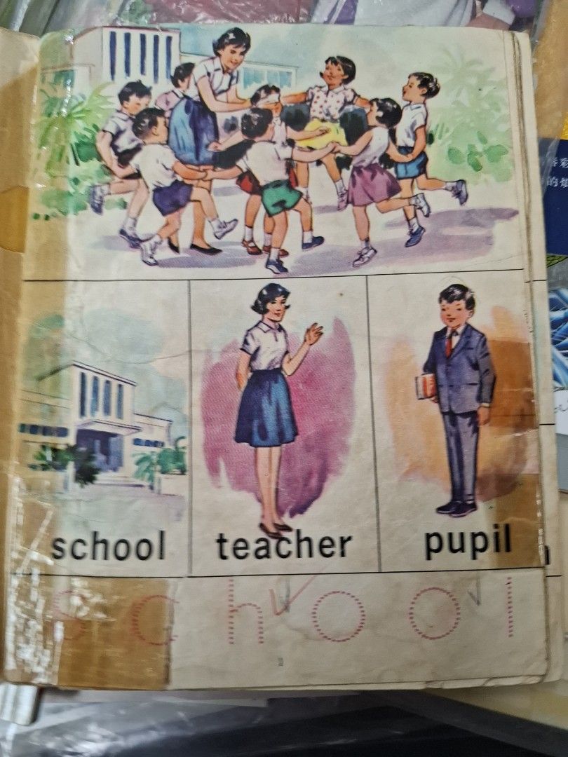 60年代香港幼稚園英文課本 Children English Reader Book Three