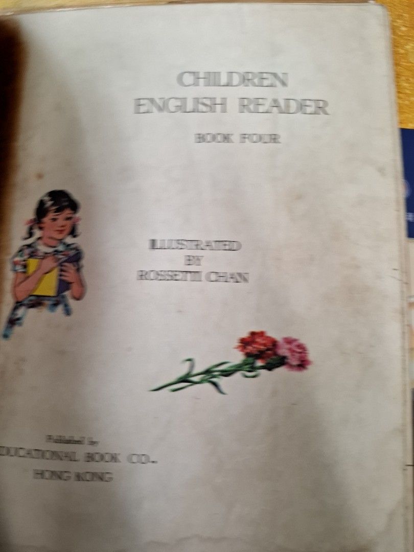 60年代香港幼稚園英文課本 Children English Reader Book Four
