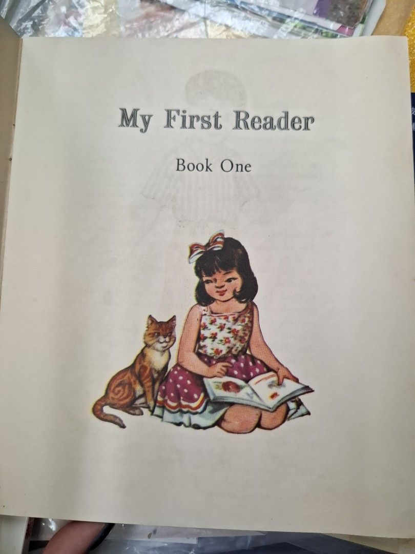 60年代香港幼稚園英文課本 My First Reader Book 1