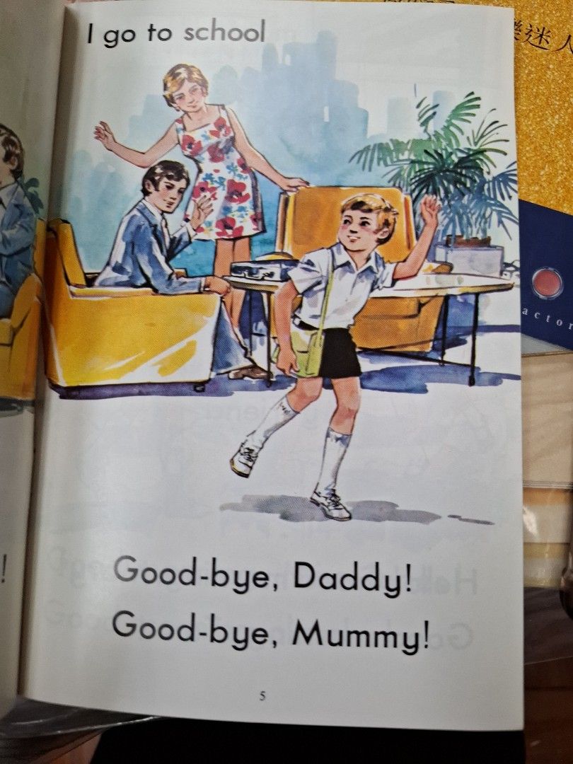 70年代香港幼稚園英文課本 Children's Pictorial Readers Everyday English Book Two