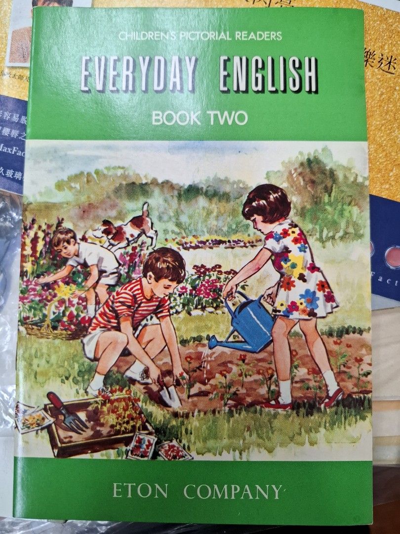 70年代香港幼稚園英文課本 Children's Pictorial Readers Everyday English Book Two
