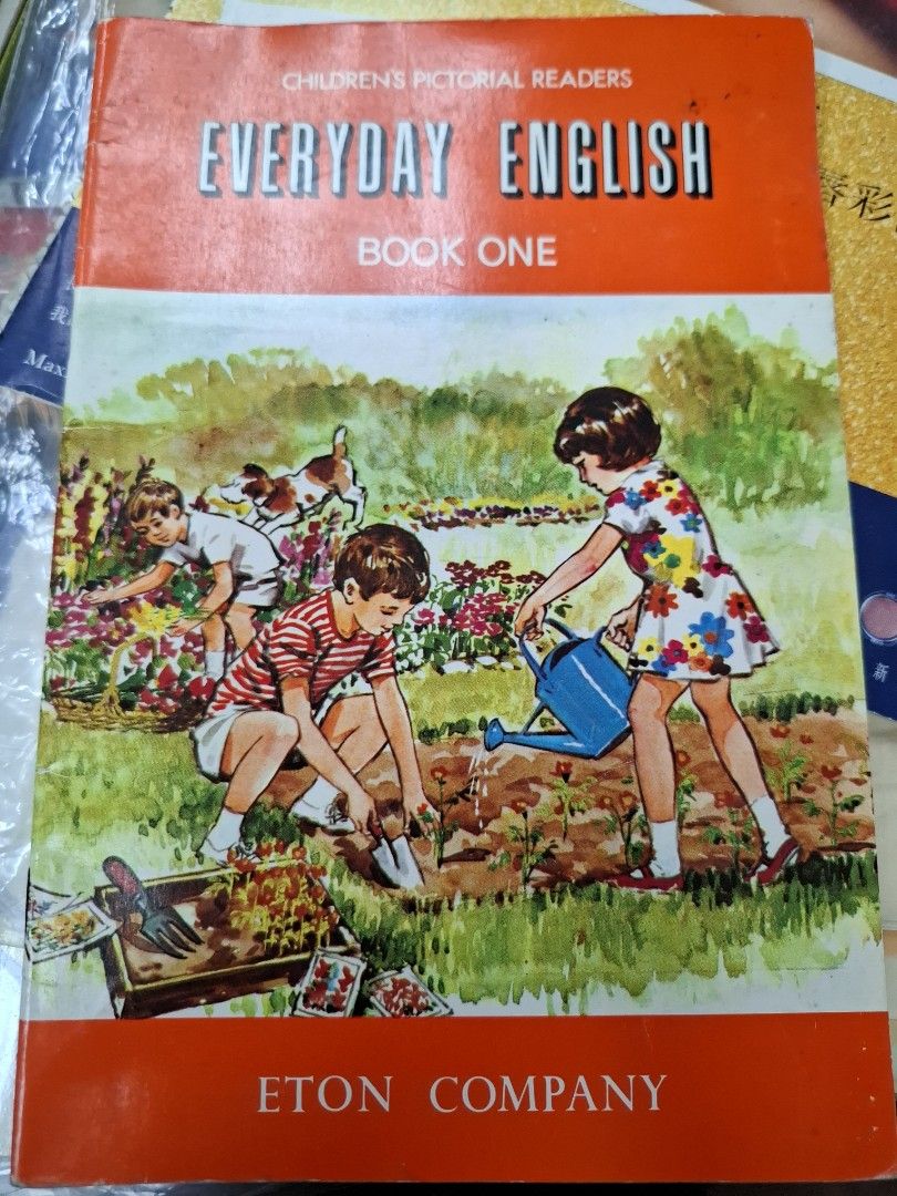 70年代香港幼稚園英文課本 Children's Pictorial Readers Everyday English Book One
