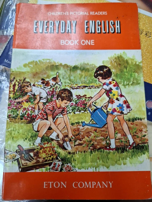 70年代香港幼稚園英文課本 Children's Pictorial Readers Everyday English Book One