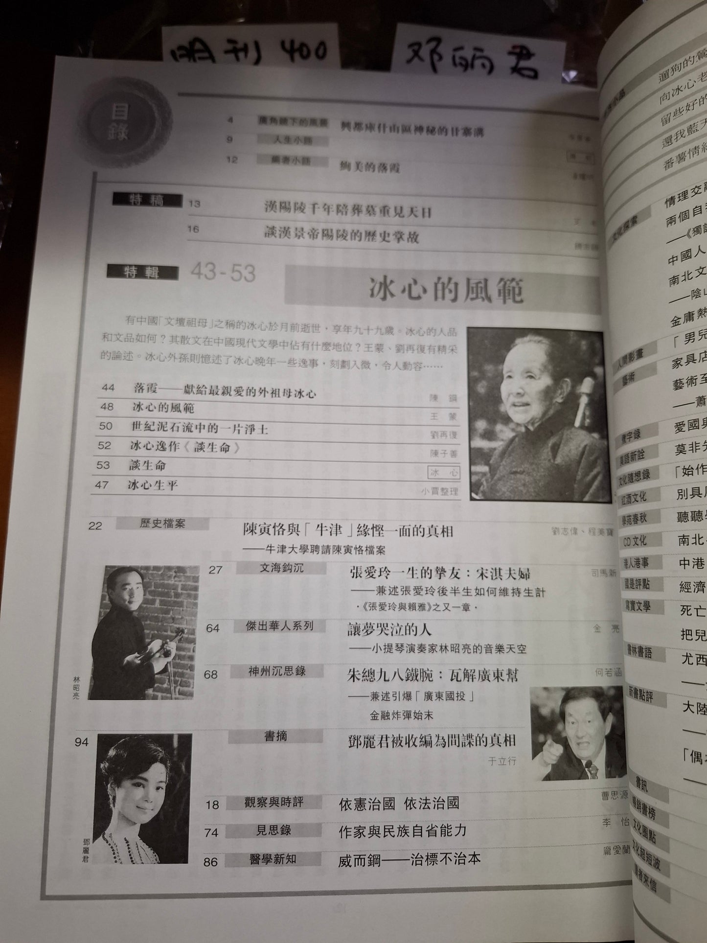 明報月刊 總四零零期