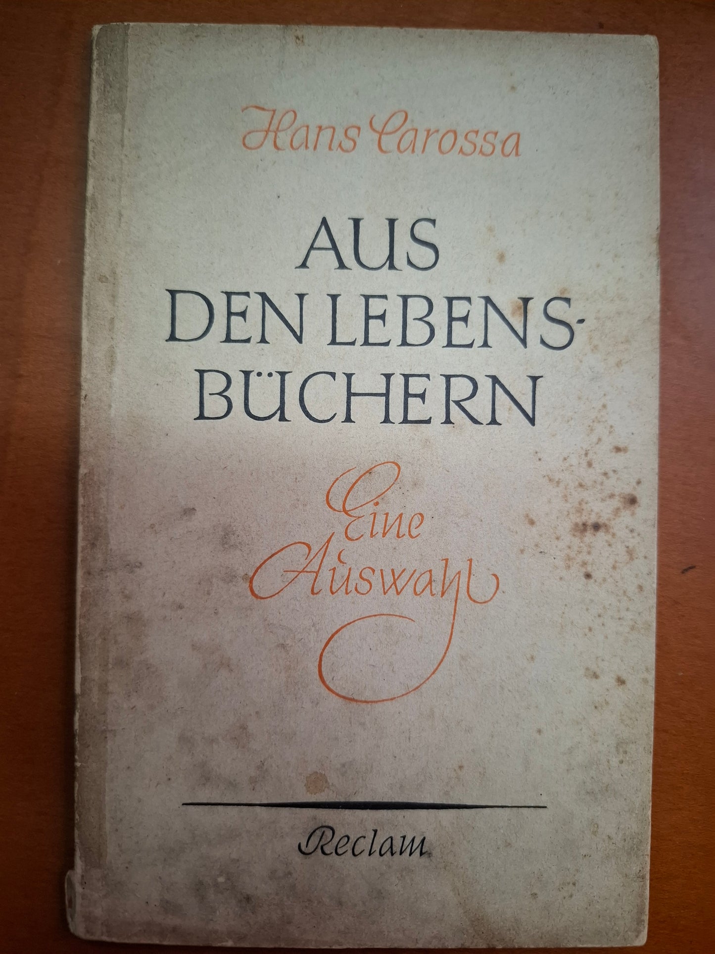 Aus Den Lebens Büchern