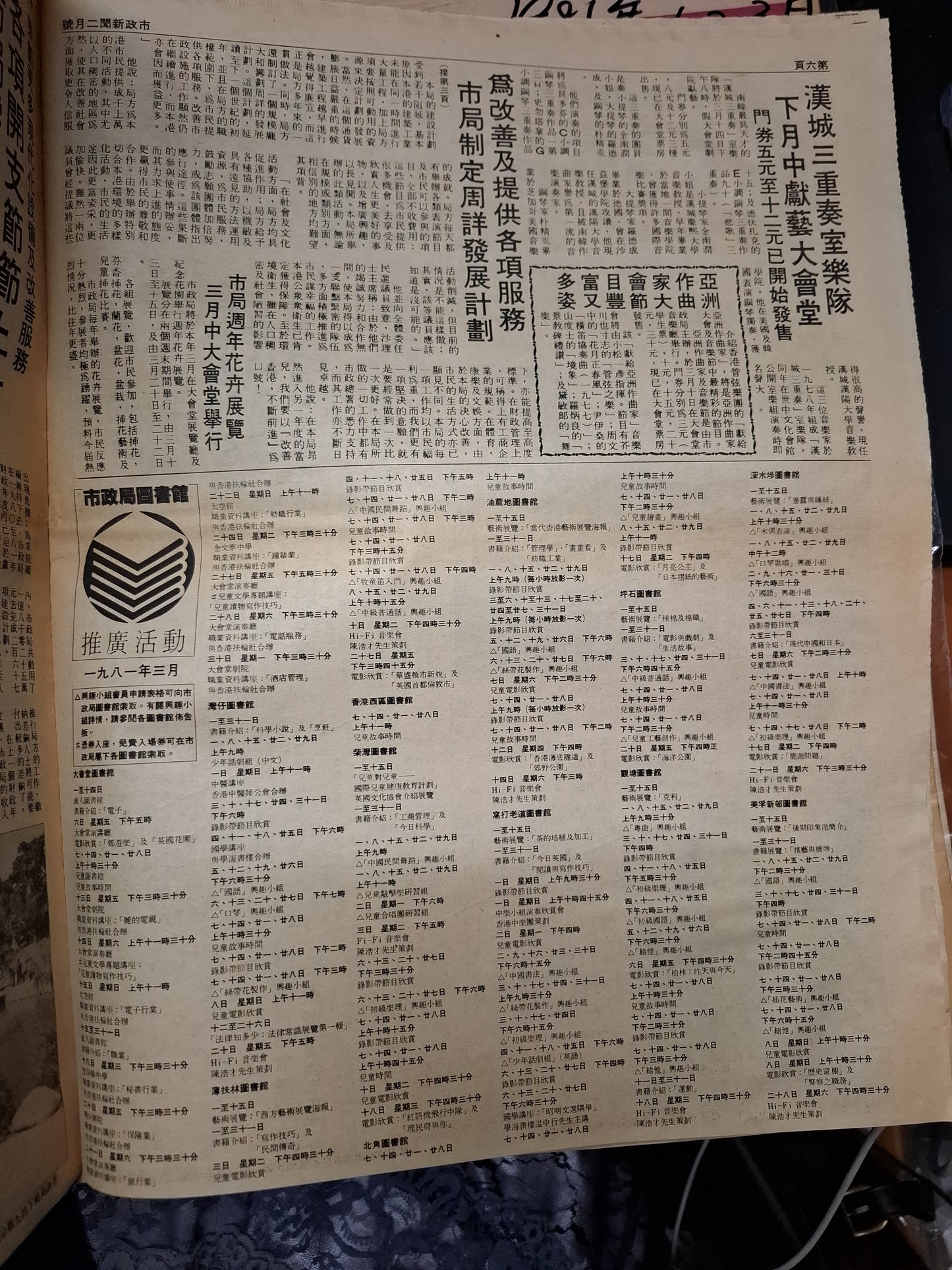 市政新聞 83期 1981年2月