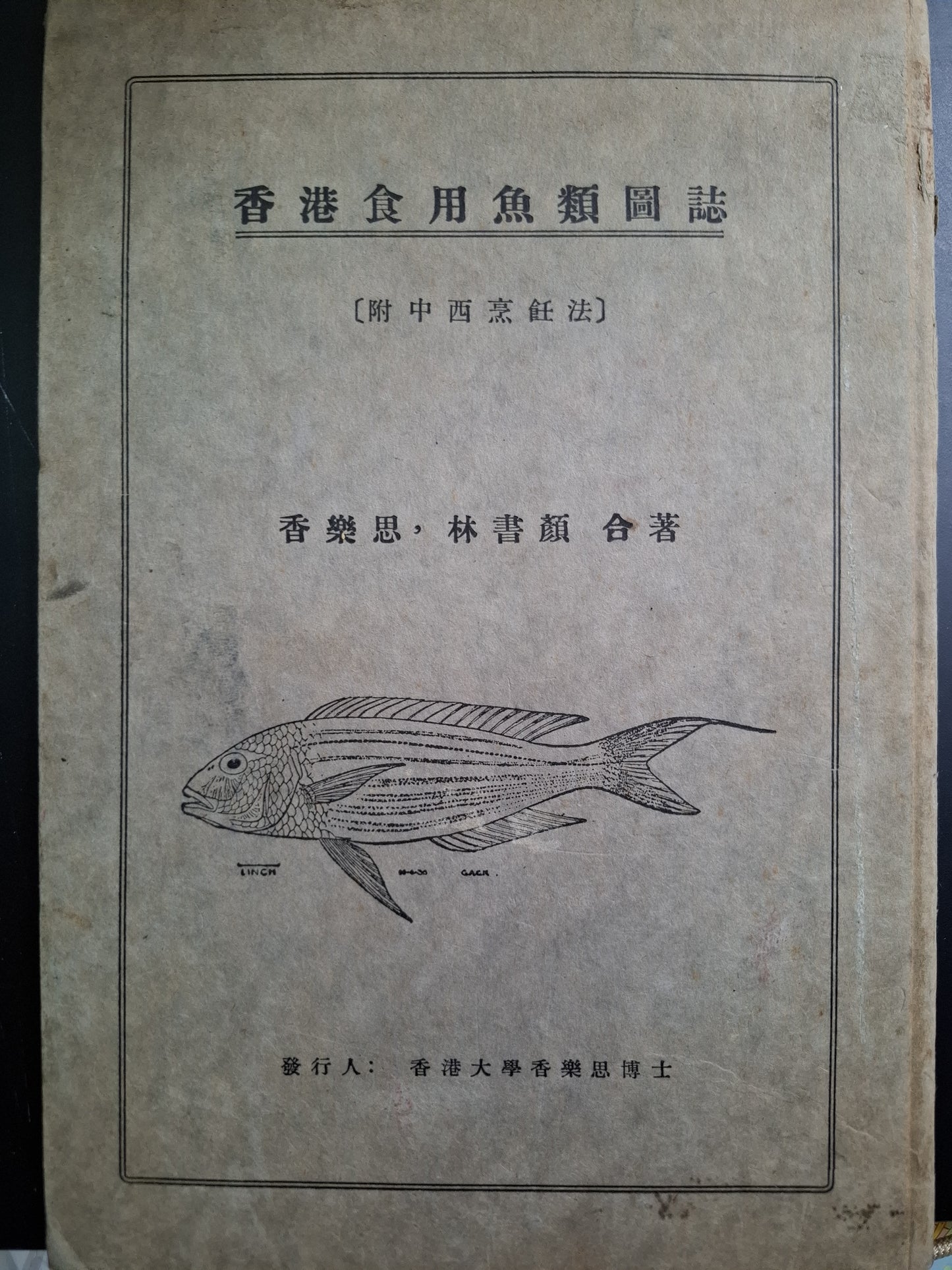 香港食用魚類圖誌 Common Marine Food fishes of Hong Kong 香樂思 GAC HERKLOTS