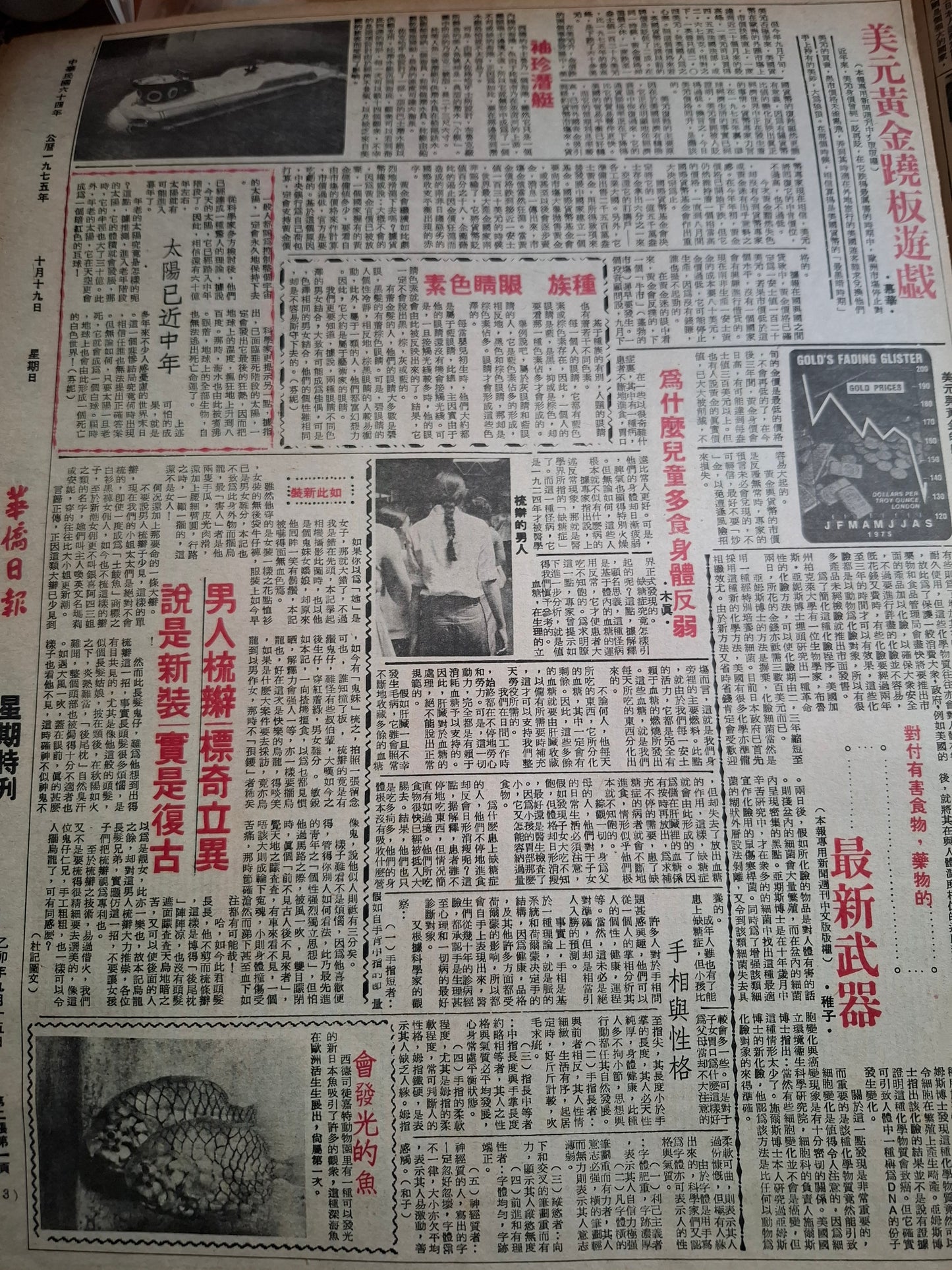 華僑日報1975年10月19日