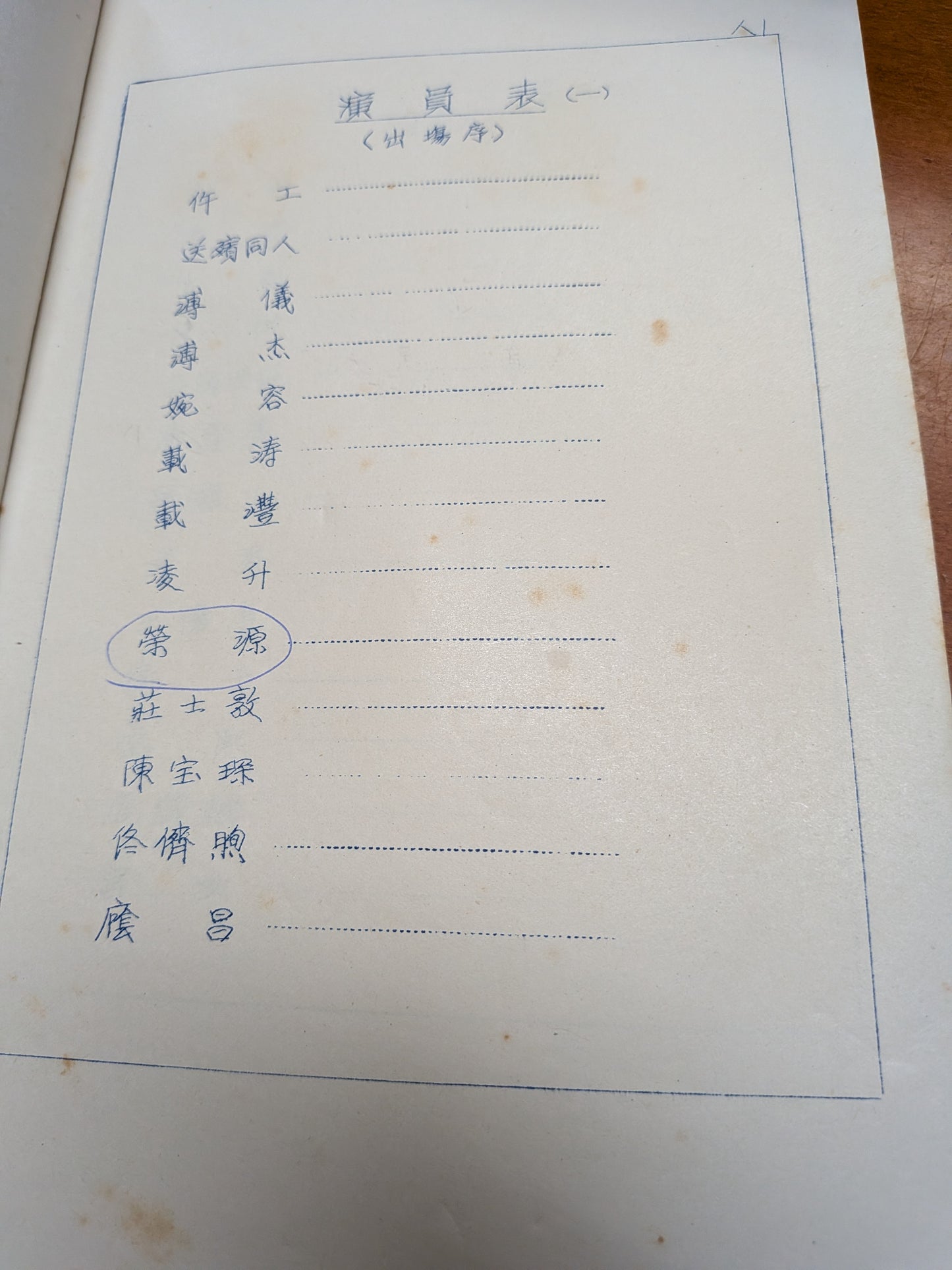 溥儀 編劇導演 市政局香港話劇團 劇本