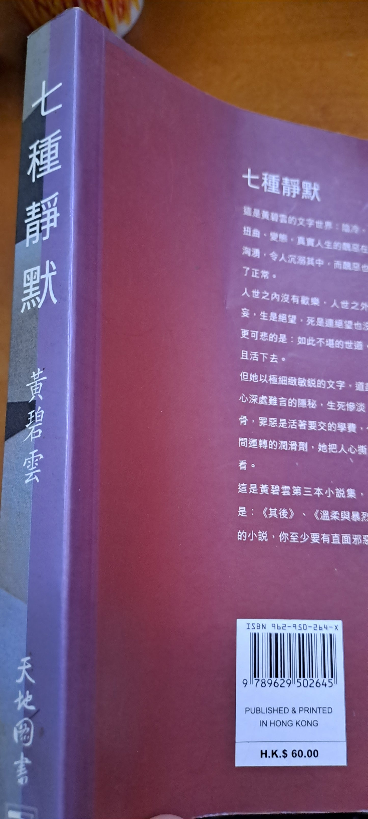 黃碧雲 七種靜默